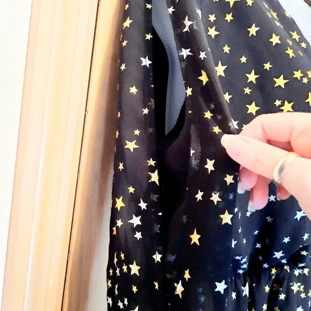 Lulu's Star Cold Shoulder Wrap Top - Picture 7 of 8